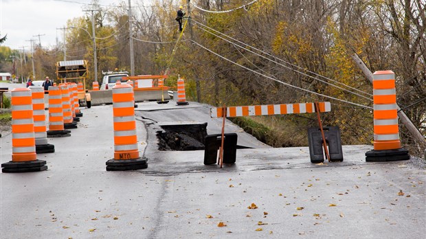 Glissement de terrain à Saint-Denis-sur-Richelieu
