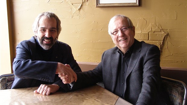 Le nouveau chef du Bloc québécois, Daniel Paillé, en visite à Sorel-Tracy