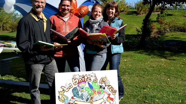 Une bibliothèque… dans un parc près de chez-vous !