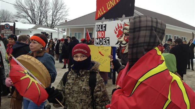 Idle No More : 80 manifestants à Odanak