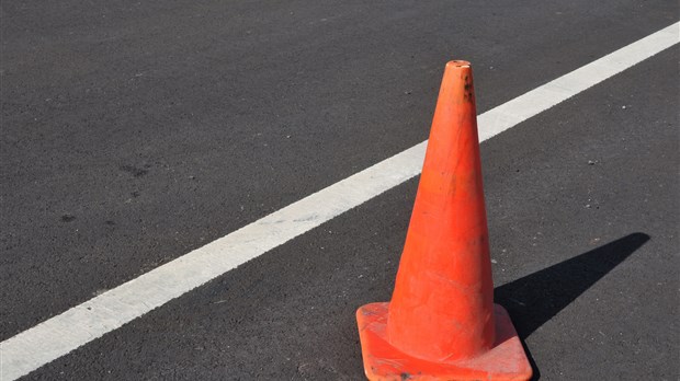 Travaux sur le pont du chemin du Golf, au-dessus de la 30