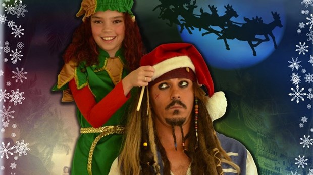 Les Pirates des Caraïbes et le lutin de Noël à la Maison des gouverneurs  