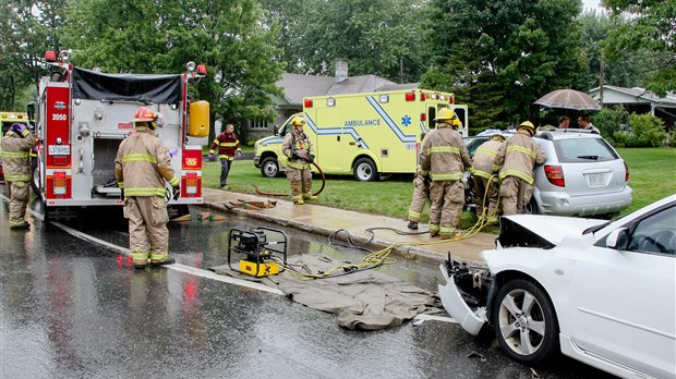 Un accident fait deux blessés à Sorel-Tracy