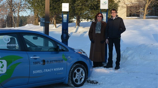 Deux bornes de recharges publiques au Cégep de Sorel-Tracy    