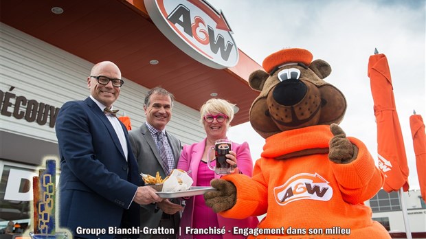 Le restaurant A&W Groupe Bianchi-Gratton Lauréat d'un «Maillon d’Or»