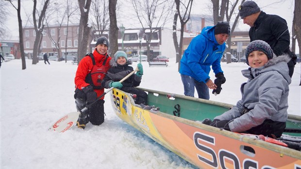 Un grand intérêt pour le canot à glace à Sorel-Tracy