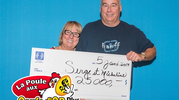La Poule aux œufs d’or plus sourit à un couple de la Montérégie