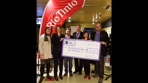 Rio Tinto Fer et Titane remet 18 000 $ à la Fondation du Cégep de Sorel-Tracy