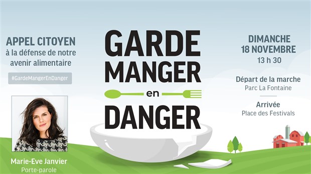 Mobilisation citoyenne « Garde-manger en danger » de l'UPA de la Montérégie 