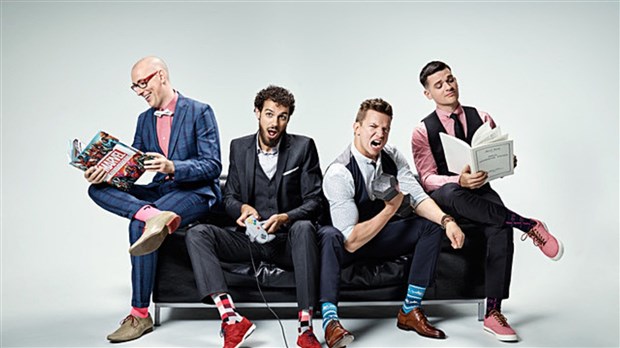Le quatuor vocal QW4RTZ sera de retour à la salle Georges-Codling 
