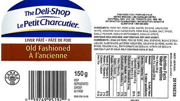 Rappel de certains Pâtés de marque Le Petit Charcutier 