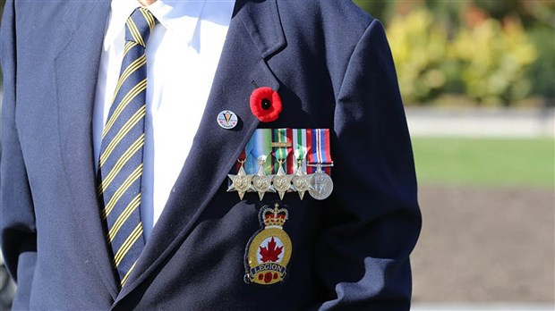 Louis Plamondon rend hommage aux anciens combattants du Québec
