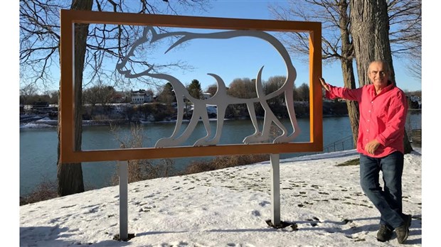 Une nouvelle sculpture à admirer à Saint-Ours 