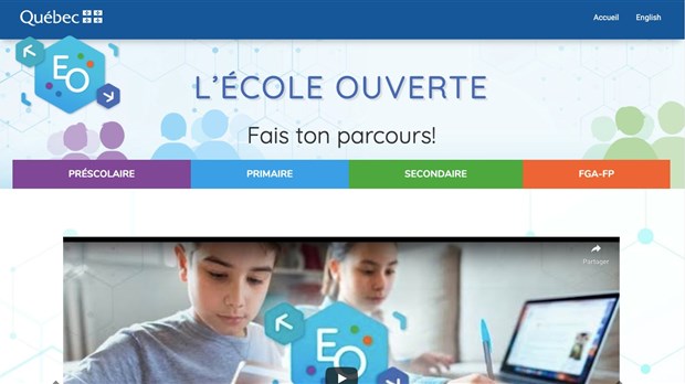 Vos enfants visitent-ils le site «L’école ouverte» du ministère de l'Éducation?