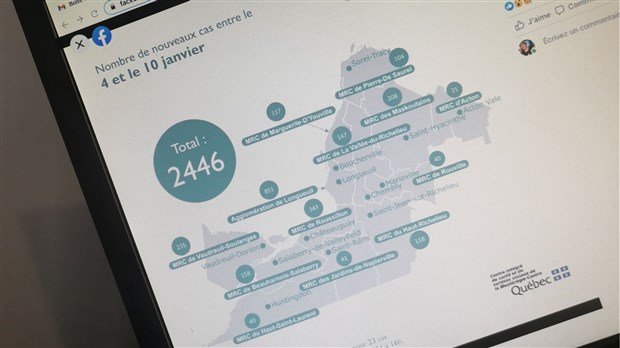 Plus de 100 cas actifs dans la MRC Pierre-de-Saurel