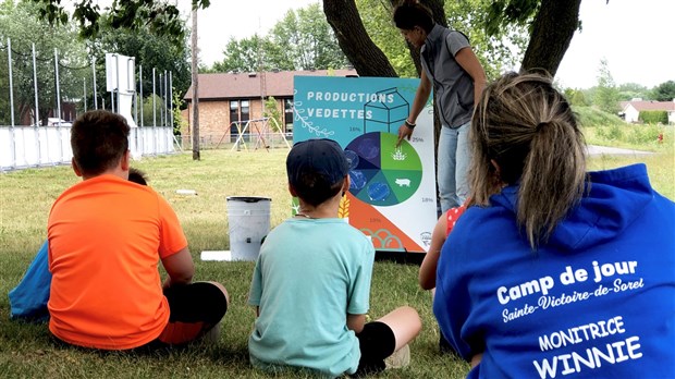 Une activité sur l'agriculture pour les camps de jour de la région