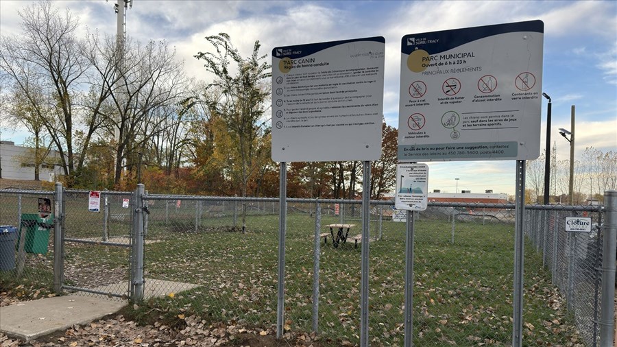 Fermeture temporaire du parc canin Elzéar-Cournoyer à Sorel-Tracy