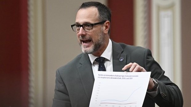 Demandeurs d'asile : Jean-François Roberge réitère sa menace de couper l'aide sociale