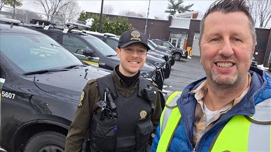 Une journée de patrouille avec la SQ pour l'élu Martin Lajeunesse 
