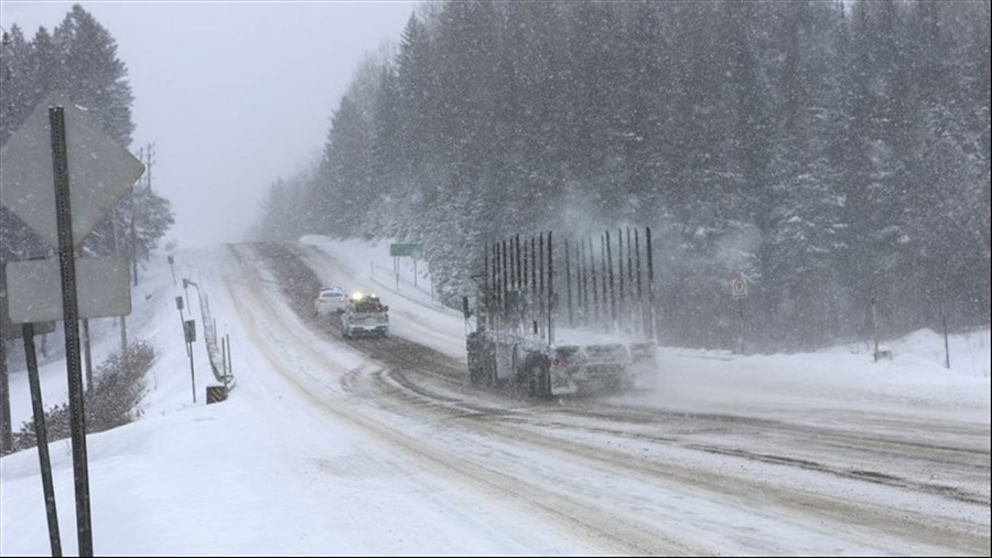 Tempête hivernale : les usagers de la route appelés à la prudence